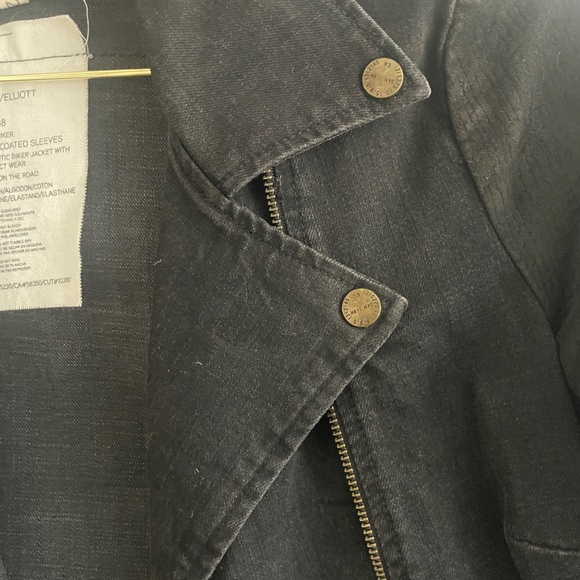 Current Elliott Black Jean jacket - Picture 2 of 8
